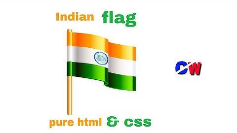 Indian flag animation using html css | HTML CSS animation