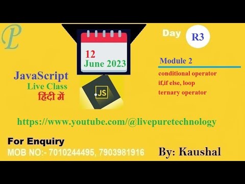 Js Module Revision of Module 2 - R3 - YouTube