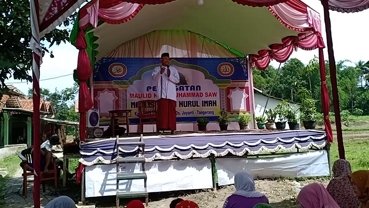 Sambutan Panitia maulid kp. Benda ust. Jamksari - YouTube