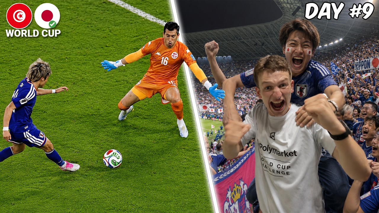 THE MOMENT JAPAN SMASH TUNISIA in WORLD CUP - YouTube