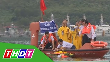 Lễ cầu siêu và thả hoa đăng tưởng niệm các chiến sĩ Gạc Ma | THDT