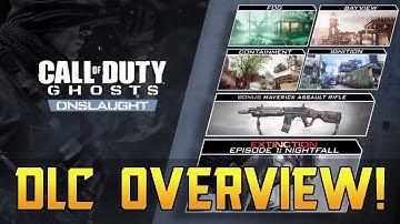Ghosts "Onslaught DLC" Trailer Overview! New Maverick Gun, Maps & Extinction
