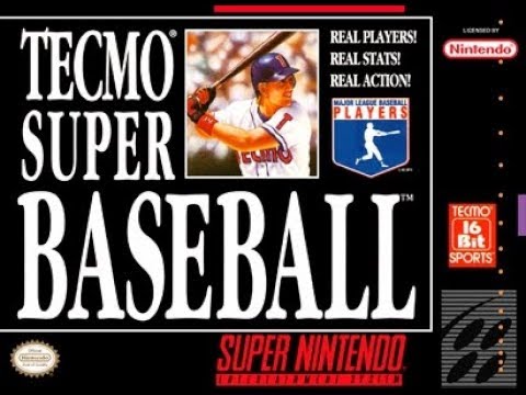 Tecmo Super Baseball (Super Nintendo) - Pittsburgh Pirates vs. San Francisco Giants