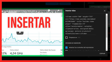 CÓDIGO DE INSERCIÓN en VÍDEOS de YOUTUBE 🔥