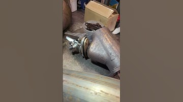 Collapsed DOC diesel oxidation #catalyst #urea injector #LML #Duramax #fyi #education #dissected