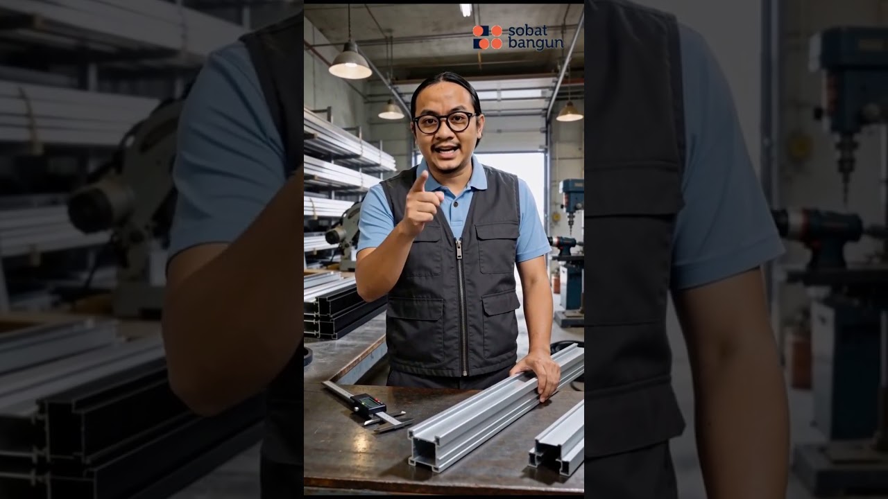 Teknik Merakit & Memasang Kusen Aluminium Kedap Air & Suara Kusen & Jendela Aluminium