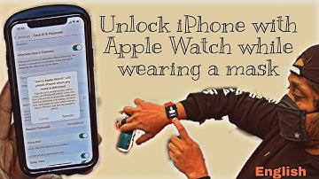 Unlock iPhone with Apple Watch While Wearing a Mask (English)