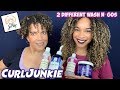 Curl Junkie | TWO Different Wash N' Gos  | Hold & Curl Defintion!