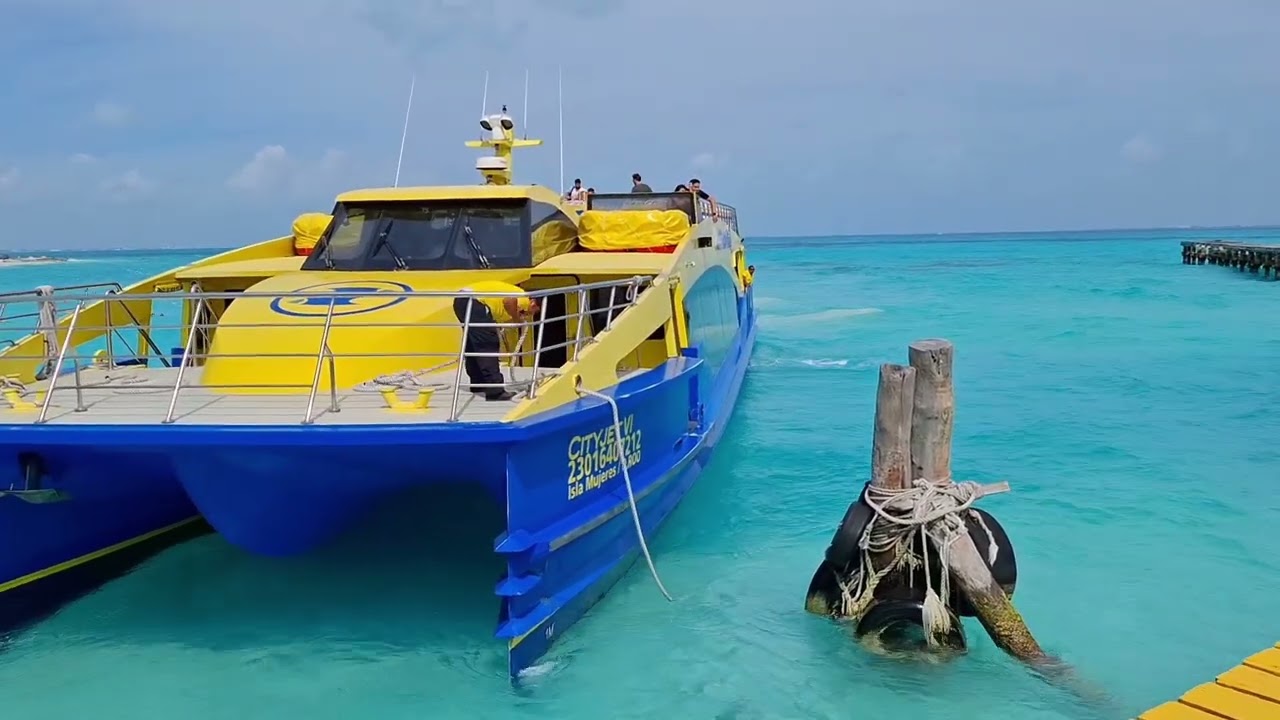 Isla Mujeres - Ultramar ferry ride from Playa Caracol, Cancun, Feb. 2025
