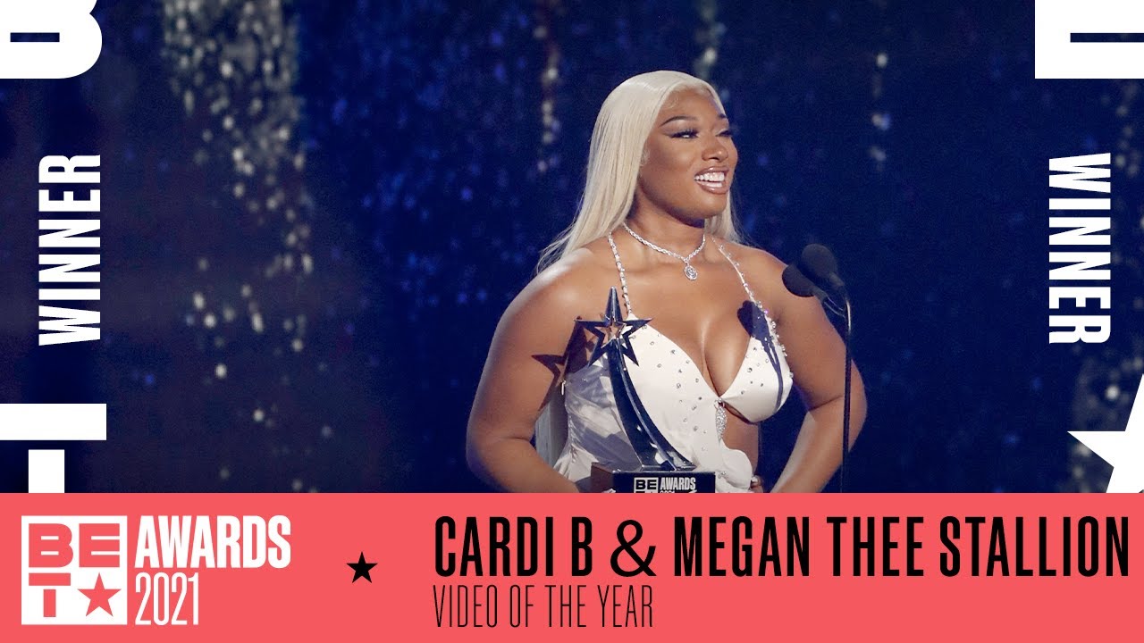 ⁣Cardi B & Megan Thee Stallion Win Video Of The Year For ‘WAP’ | BET Awards 2021