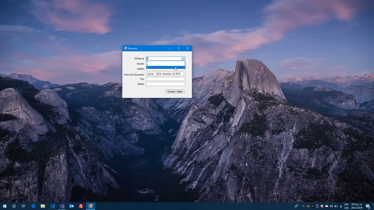Lenguaje C# - Windows Forms - CRUD EntityFramework (Parte 8) - YouTube
