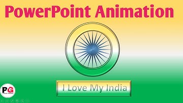 Powerpoint me Rotating Wheel kaise banaye || How to Make Tri Color Indian Wheel in PowerPoint