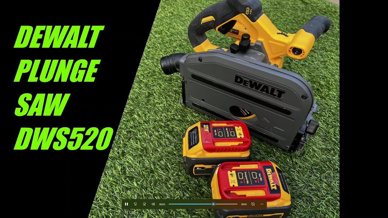 DeWalt DCS520N 54v Li-ion Cordless Plunge Saw & Tstak Case