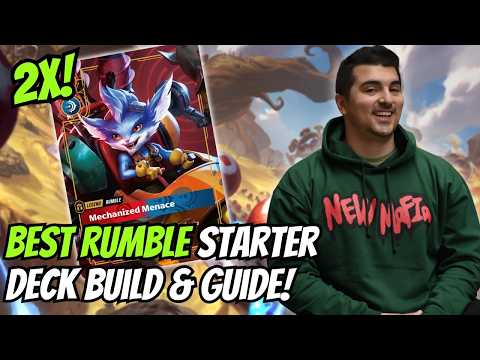BEST Rumble Starter Deck Build & Guide! | Riftbound League of Legends TCG Spiritforged