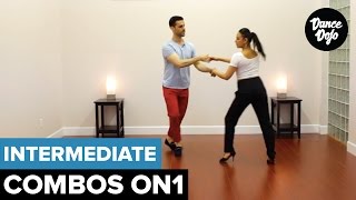 Walk and Roll - Intermediate Salsa Patterns On1 | Learn Salsa at TheDanceDojo.com