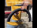 Wie flickst du ein loch im fahrradschlauch turtorial