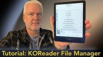 How to use KOReader file manager and managing your book library on your e-reader