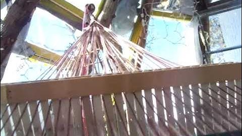 Nancy Today: Backstrap Weaving 10 by the campfire (weaving 29) My plan : ) ASMR weaving