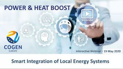 Power & Heat Boost Webinar: Smart Integration of Local Energy Systems