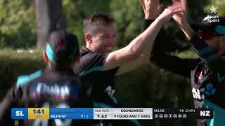 Adam Milne stars with career best | T20I 2 HIGHLIGHTS | BLACKCAPS v Sri Lanka | Dunedin