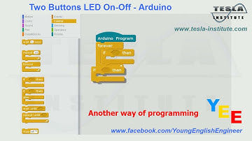 Two Buttons LED On Off   Arduino   mBlock