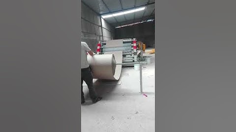 Zhenhua 2 Ply Corrugated cardboard coils making machine with low cost