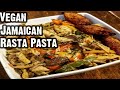 Vegan Jamaican Rasta Pasta with Fried Plantains