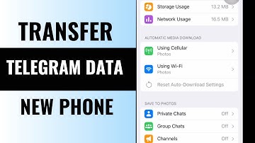 How To Transfer Telegram Data To New Phone