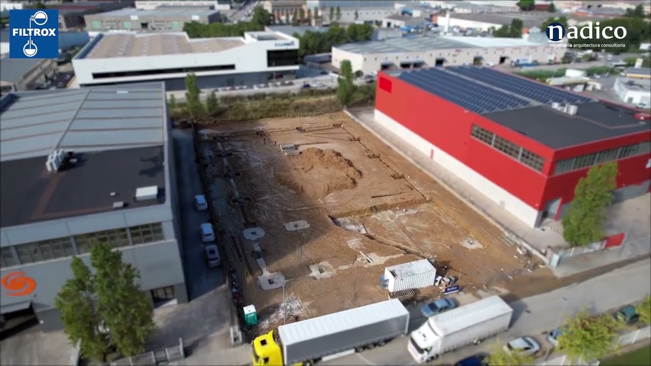 Proceso de Ejecución Edificio Logístico.- Ingeniería Nadico