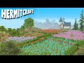 I Made Some Beautiful Flower Fields! :: Hermitcraft 7