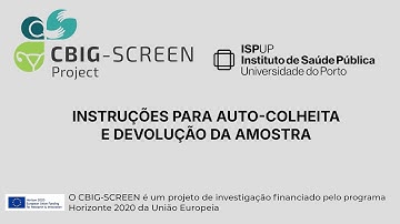 Instruções para auto-colheita e devolução da amostra (Projeto CBIG-SCREEN)