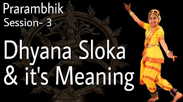 Dhyana Sloka & it's Meaning || Angikam Bhuvanam Yasya || Bharatanatyam Exam Preparation ||