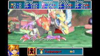 Golden Sun 2 - The Lost Age - Final Boss: Doom Dragon