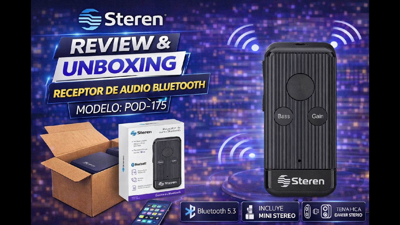 Miniatura de la reseña Steren POD-175 Receptor de Audio Bluetooth | Reseña