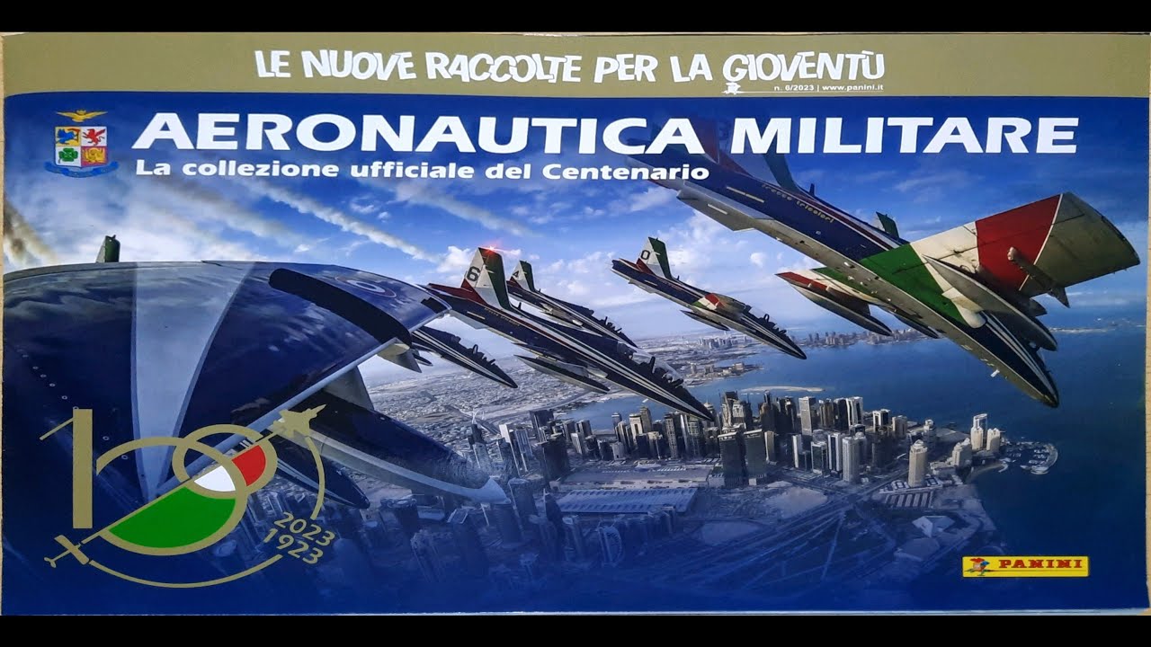 Autocollant Vintage 80's - Aeronautica Militare Italiana (Réf. G2) - Fabriqué En Italie