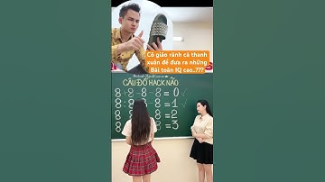 Bài toán hại não gây trấn động thế giới số 5389 #toanhoc #caudothongminh