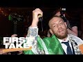 First Take praises Conor McGregor for fight against Floyd Mayweather | First Take | ESPN