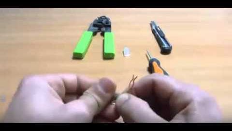 Comment fabriquer un câble réseau ethernet   RJ45