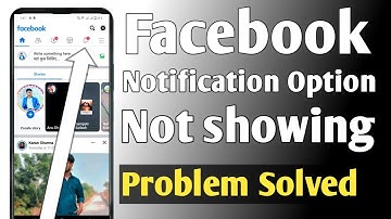 Fix Facebook Notification Option Not Showing // Facebook Notification Problem