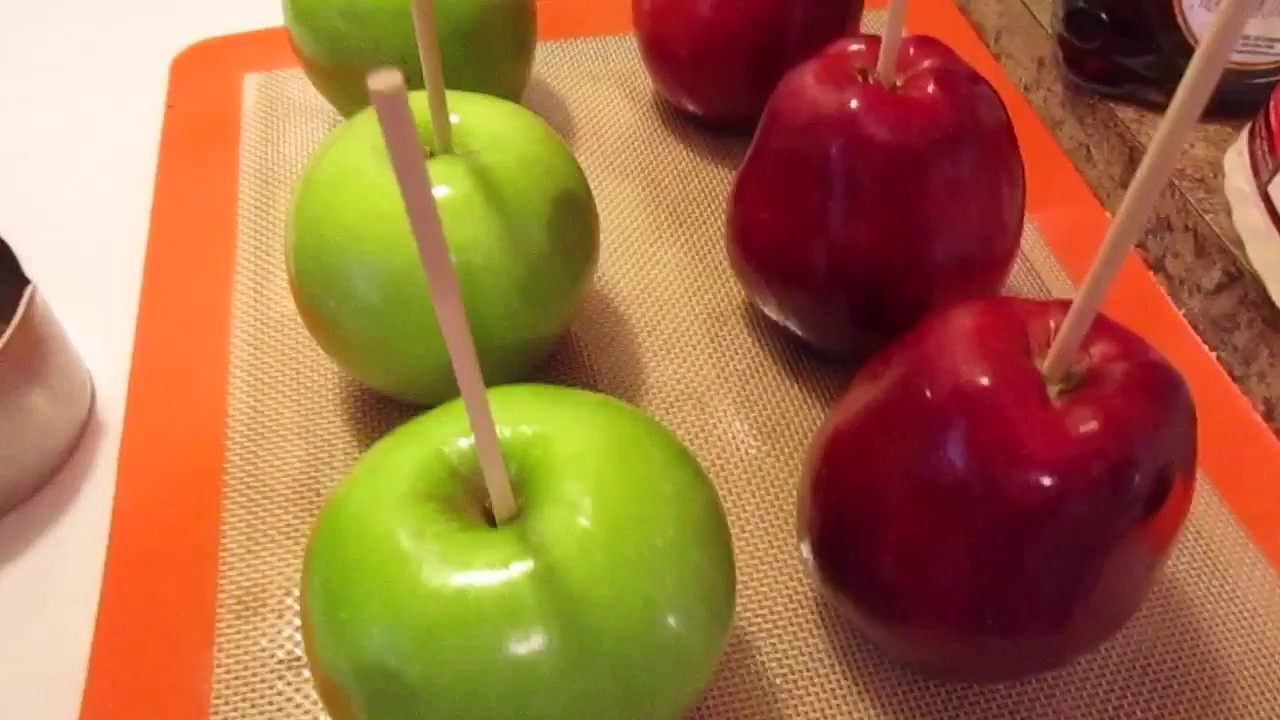 My first try at Candy Apples YouTube
