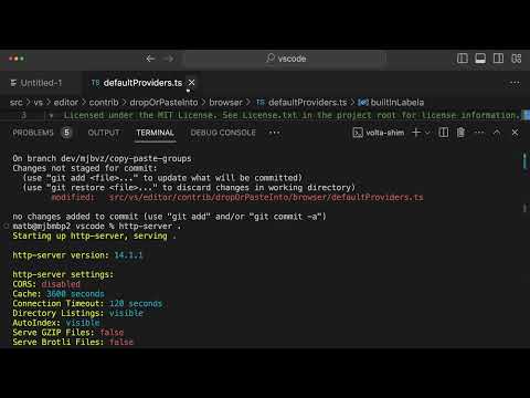 VS Code tips — Opening links in the terminal using the keyboard