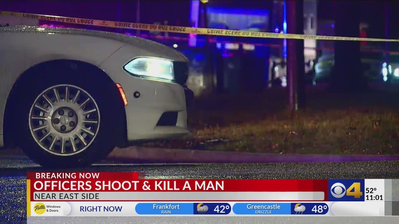 Man killed in officer-involved shooting on Indy's near east side - YouTube