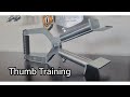 How i train my thumbs  adjustable hand gripper with pinch plates  brutal grip strength training