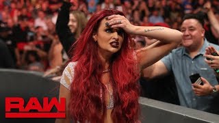 Maria Kanellis claims she is pregnant during Mixed Tag Team Match: Raw, July 1, 2019 screenshot 1