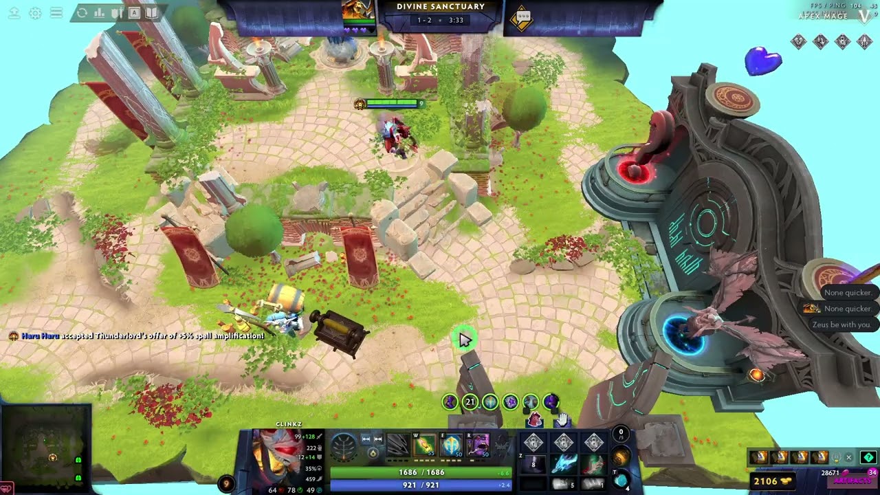 Aghanim's Labyrinth 2026 APEX MAGE V difficulty gameplay SOLO!