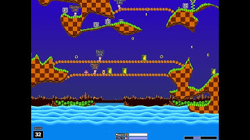 worms armageddon custom terrain - Green Hill Zone (sonic the hedgehog)