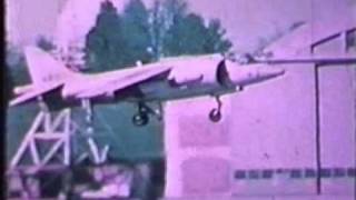 Harrier Hover Flight Test Crash