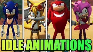 All Funny Idle Animations In Sonic Boom: Rise of Lyric