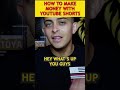 Can you make money with YouTube #shorts
