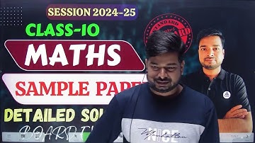 Arihant Class 10 Maths Sample Paper 4 Solution 2026 Full Explanation Detailed Step by step Solution